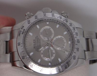 Rolex Daytona Watch SS Gray Dial - 40MM - Replica Rolex